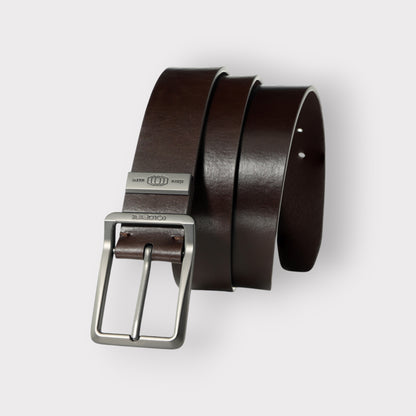 COLDFIRE Casual Men's Leather Belt | Heavy Duty EDC Belt | Brown - COLDFIRE