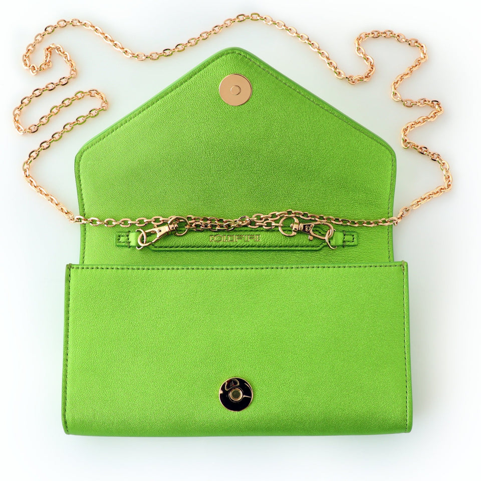 Small handbag - crossbody - genuine leather - Auriga Fresh Green | COLDFIRE - COLDFIRE