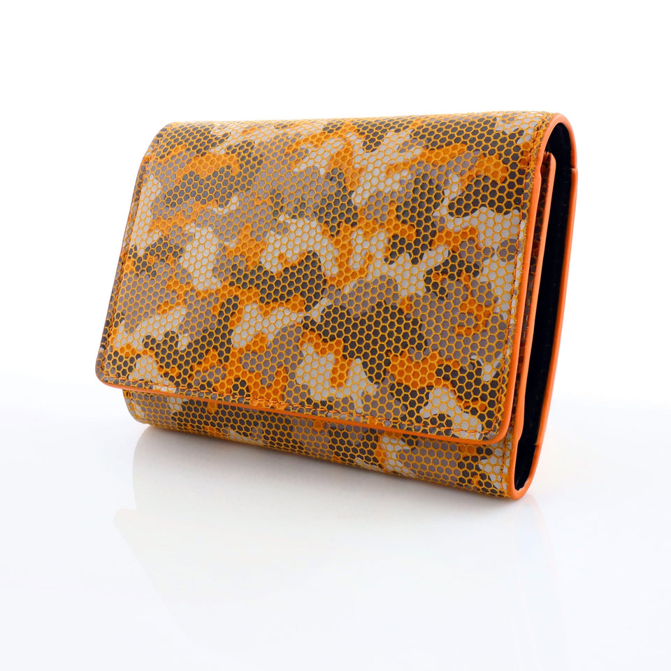 Unisex Wallet 8cc & Zip Pocket - Mandarine Orange | COLDFIRE - COLDFIRE