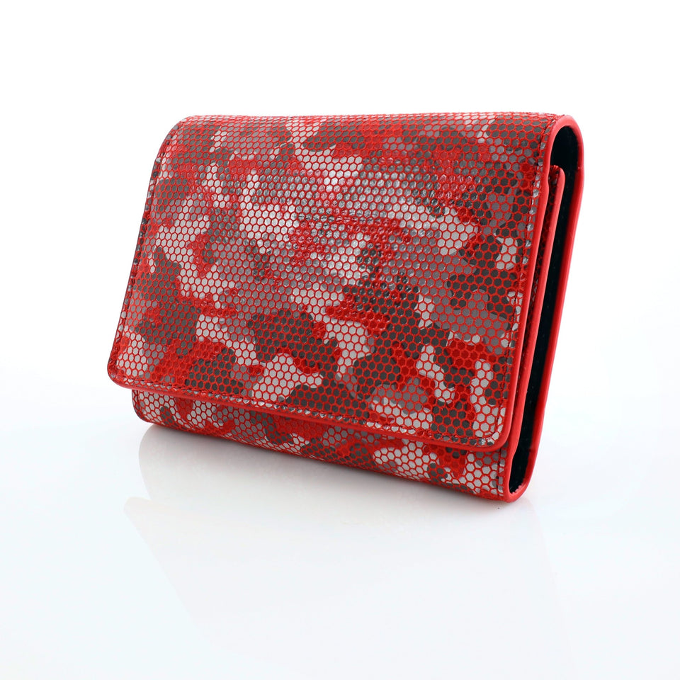 Unisex Wallet 8cc & Zip Pocket - Red | COLDFIRE - COLDFIRE