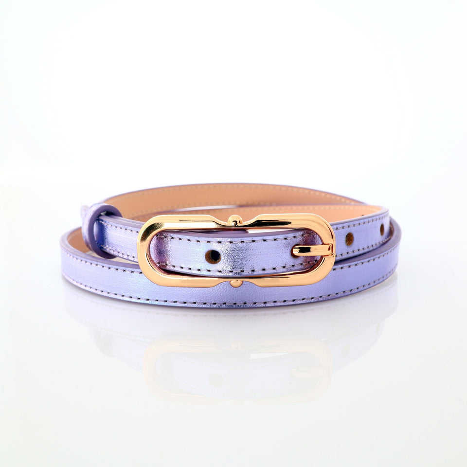 Women's belt - genuine leather - 12 mm - Sirio Purple | COLDFIRE - COLDFIRE