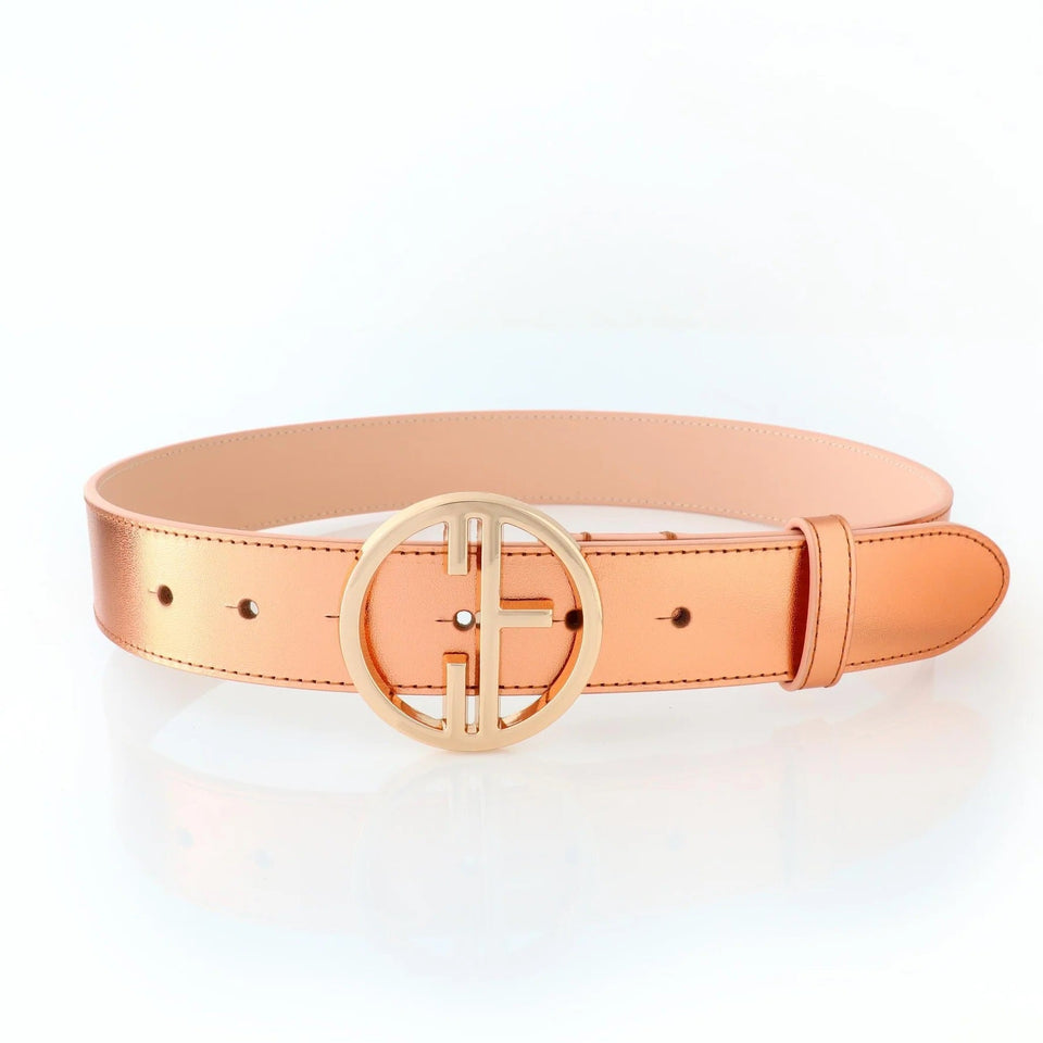 Women's belt - genuine leather - 35 mm - Corona Gold | COLDFIRE - COLDFIRE