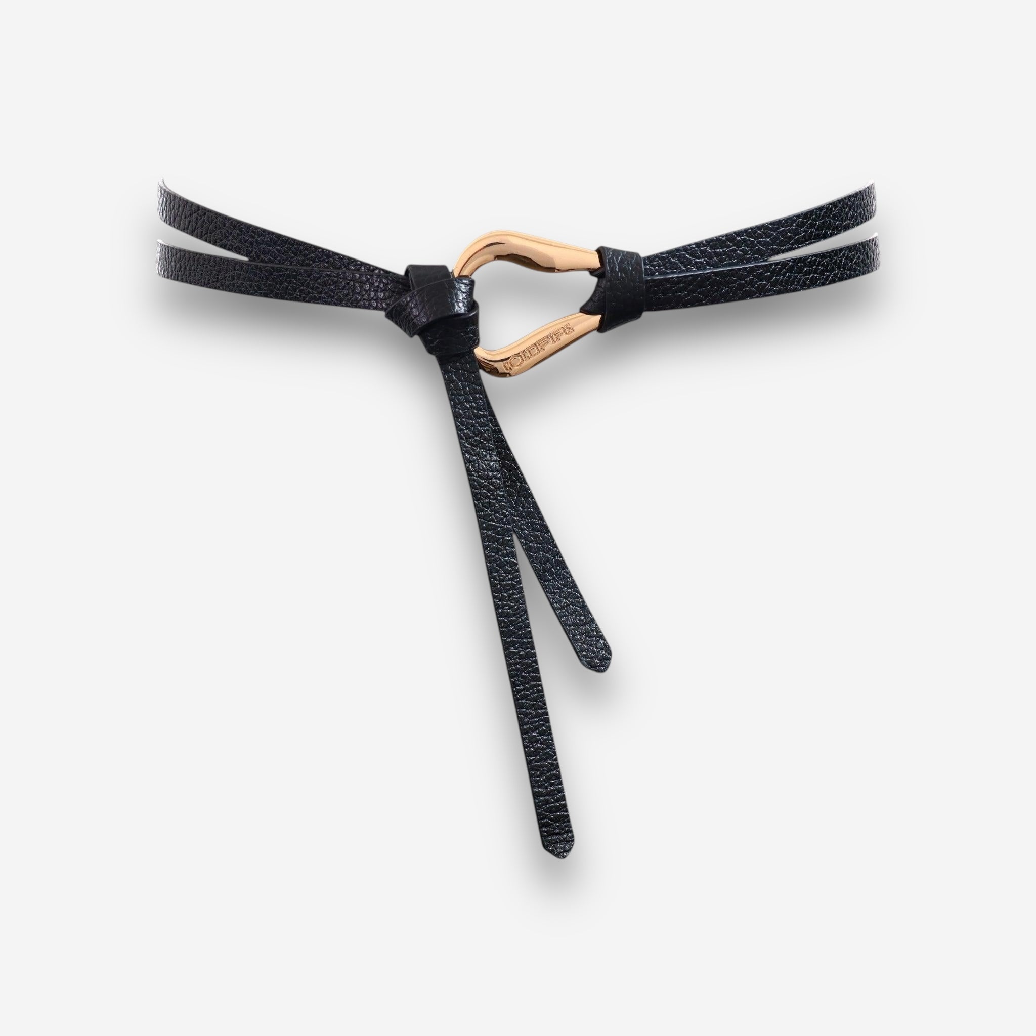 Elysian Knot Belt - Black Gold-women's belt-COLDFIRE