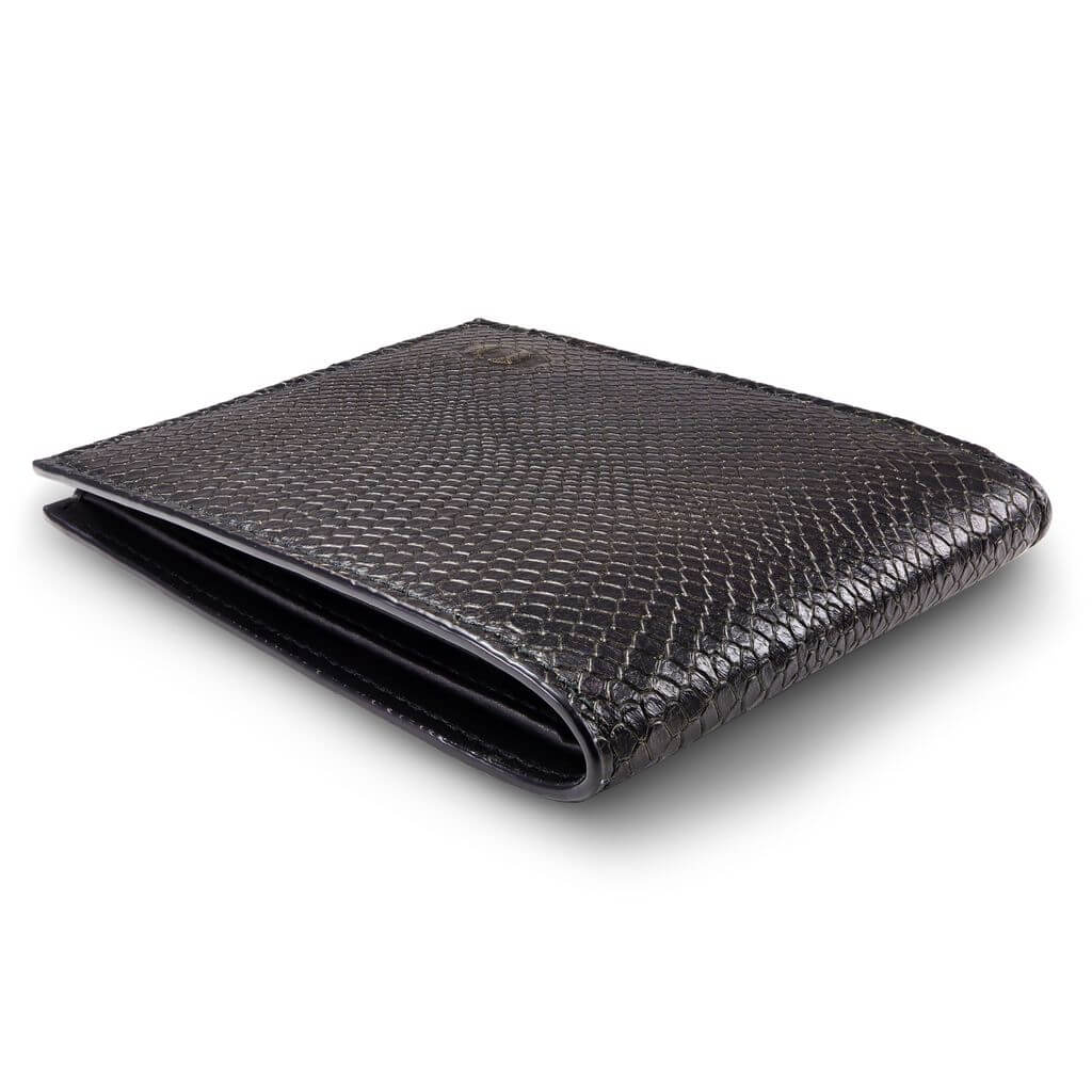 SNAKE EYE - Slim Bifold Wallet 6cc - Black - COLDFIRE