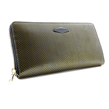 TE - Accordion Zip Around RFID Wallet for Women (Gold) - COLDFIRE